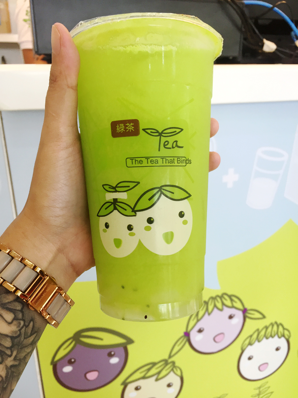 Kiwi Yakult with nata (Php105)